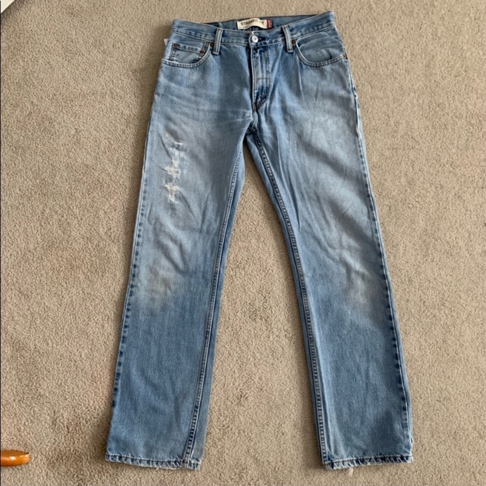 Vintage 90’s / Y2K Levi’s 505 Straight Leg Jeans Made in Mexico Size 30 X 32